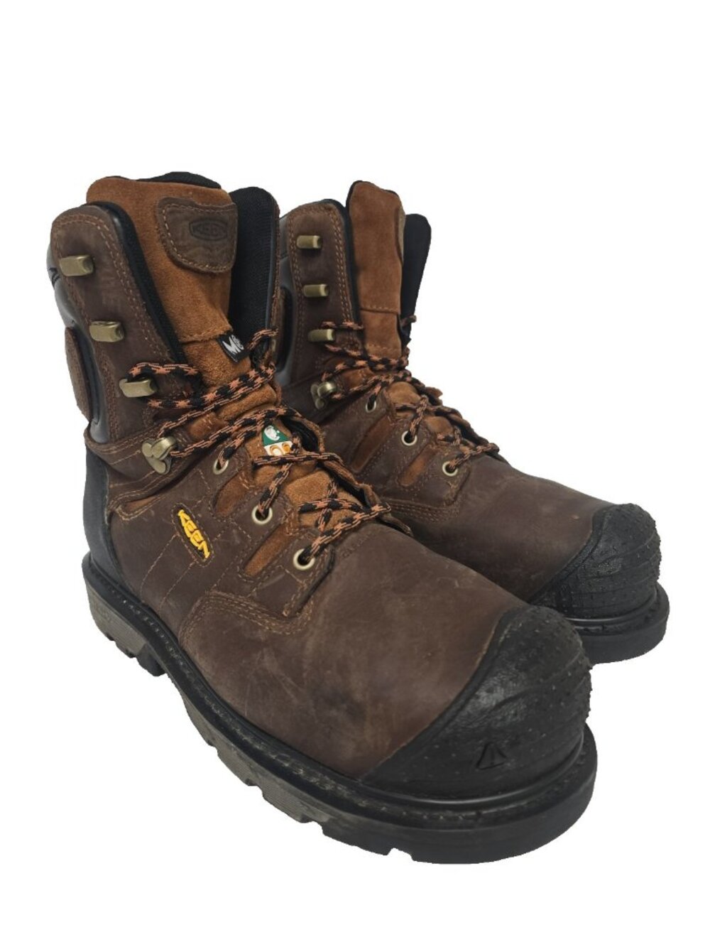 Keen Men's 8" Camden Carbon-Fiber-Toe CSA WP Work Boot 1027693EE Brown 10.5 EE